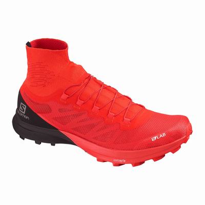 Női Salomon S/LAB SENSE 8 SOFTGROUND Terepfutó Cipő SA8503127 Piros/Fekete